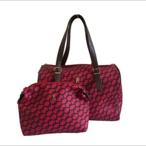 Very rare roberta di camerino bowling bag & pouch